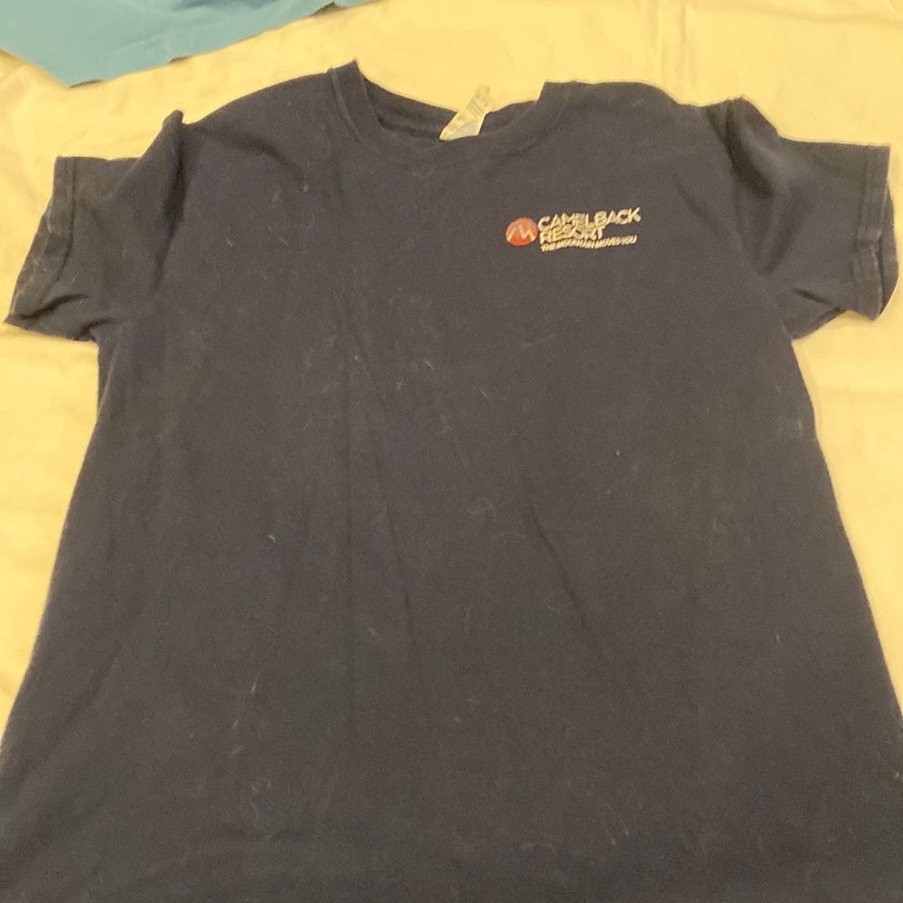 Camelback tshirt. Boys size small